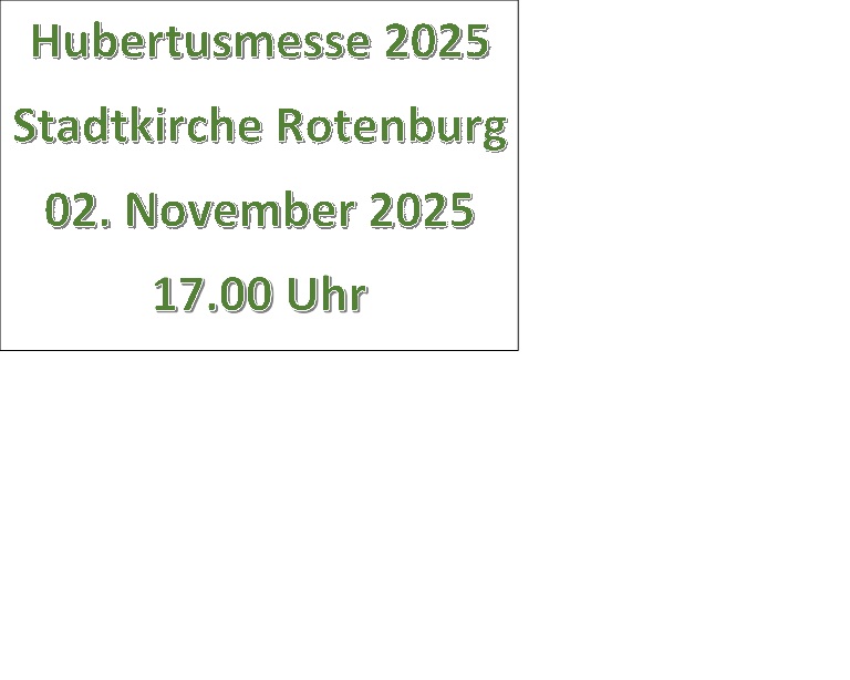 Hubertusmesse2025